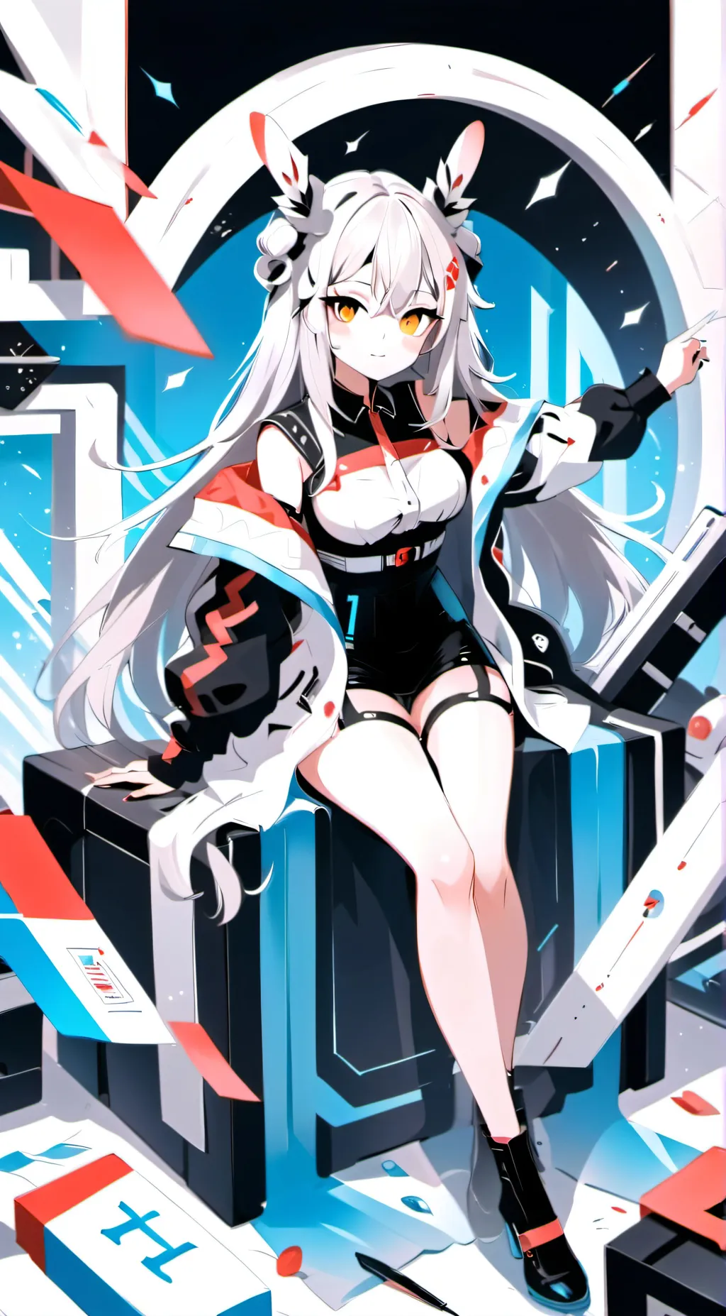 ai character: kat background