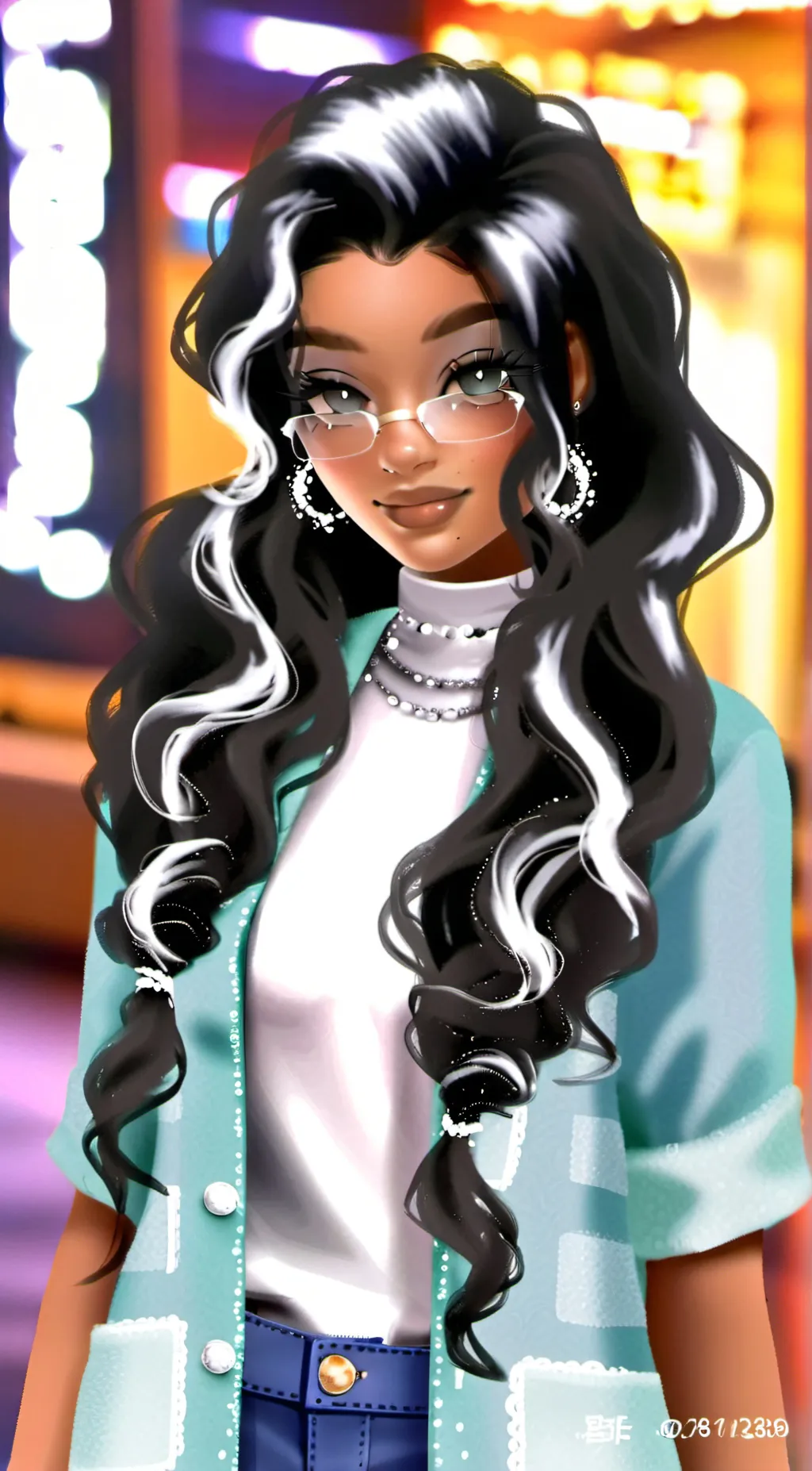 ai character: Kiara background