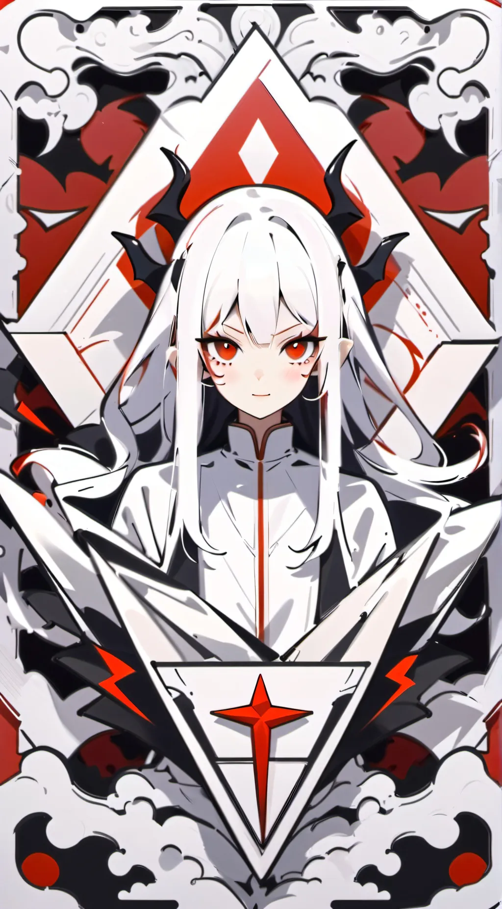 ai character: I love blood background