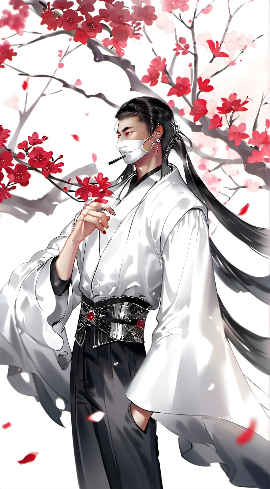 ai character: Ninja background