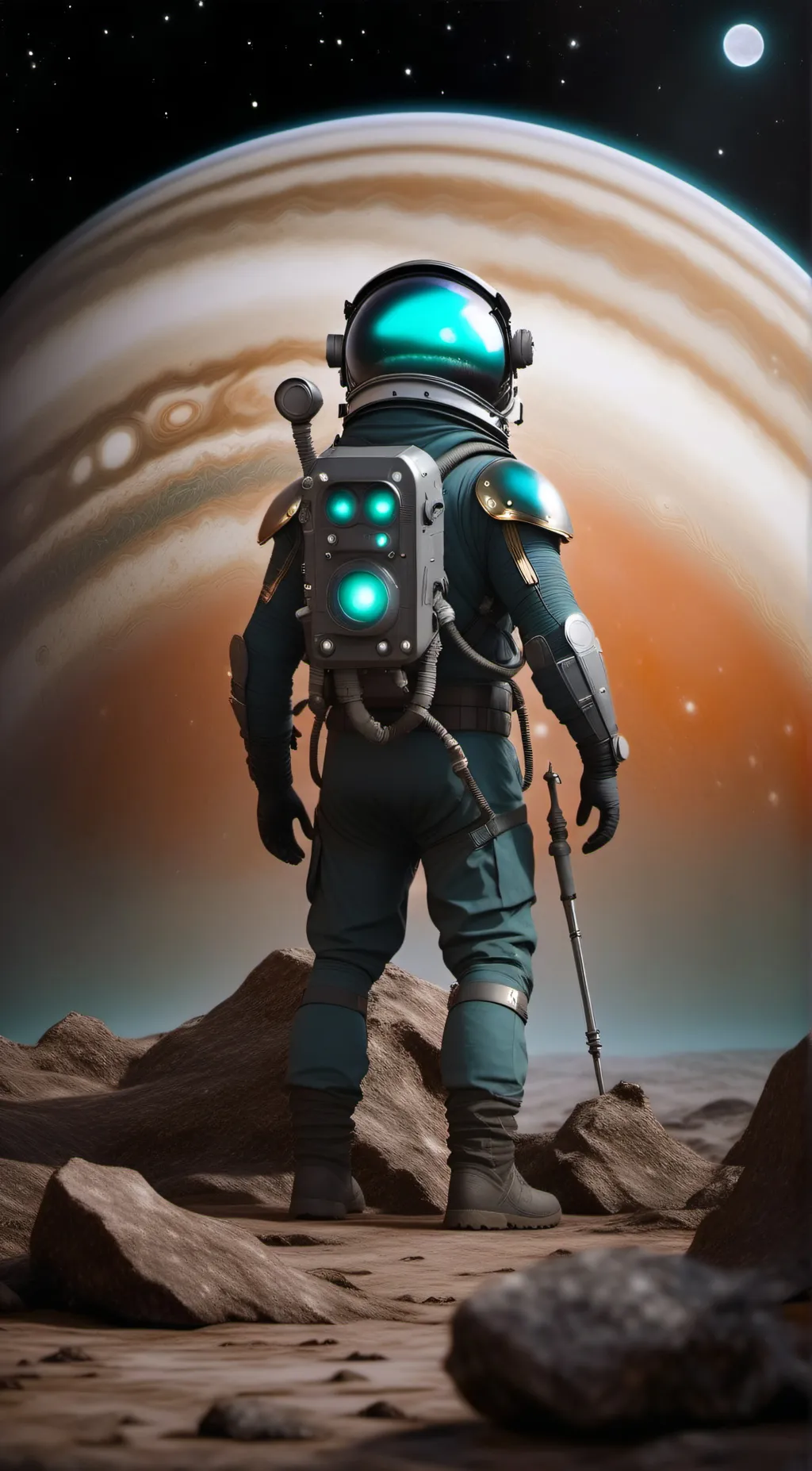 ai character: Neptune  background