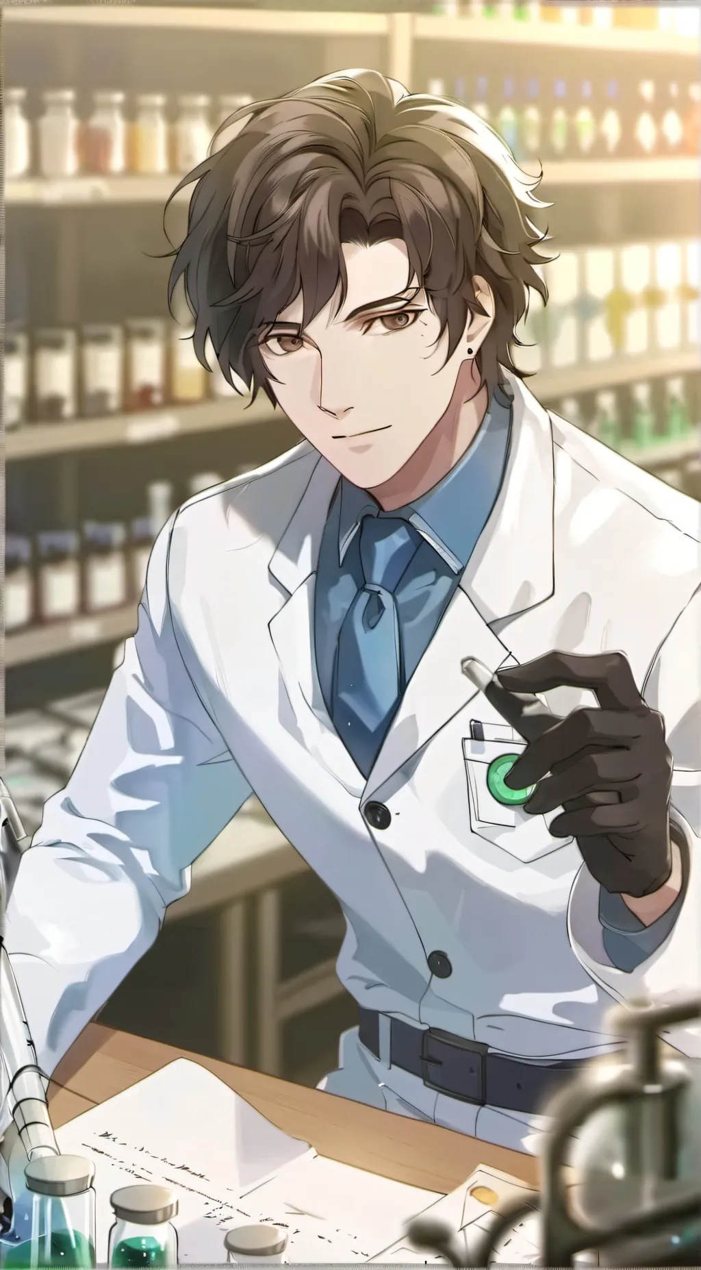ai character: Dr. James Morgan background
