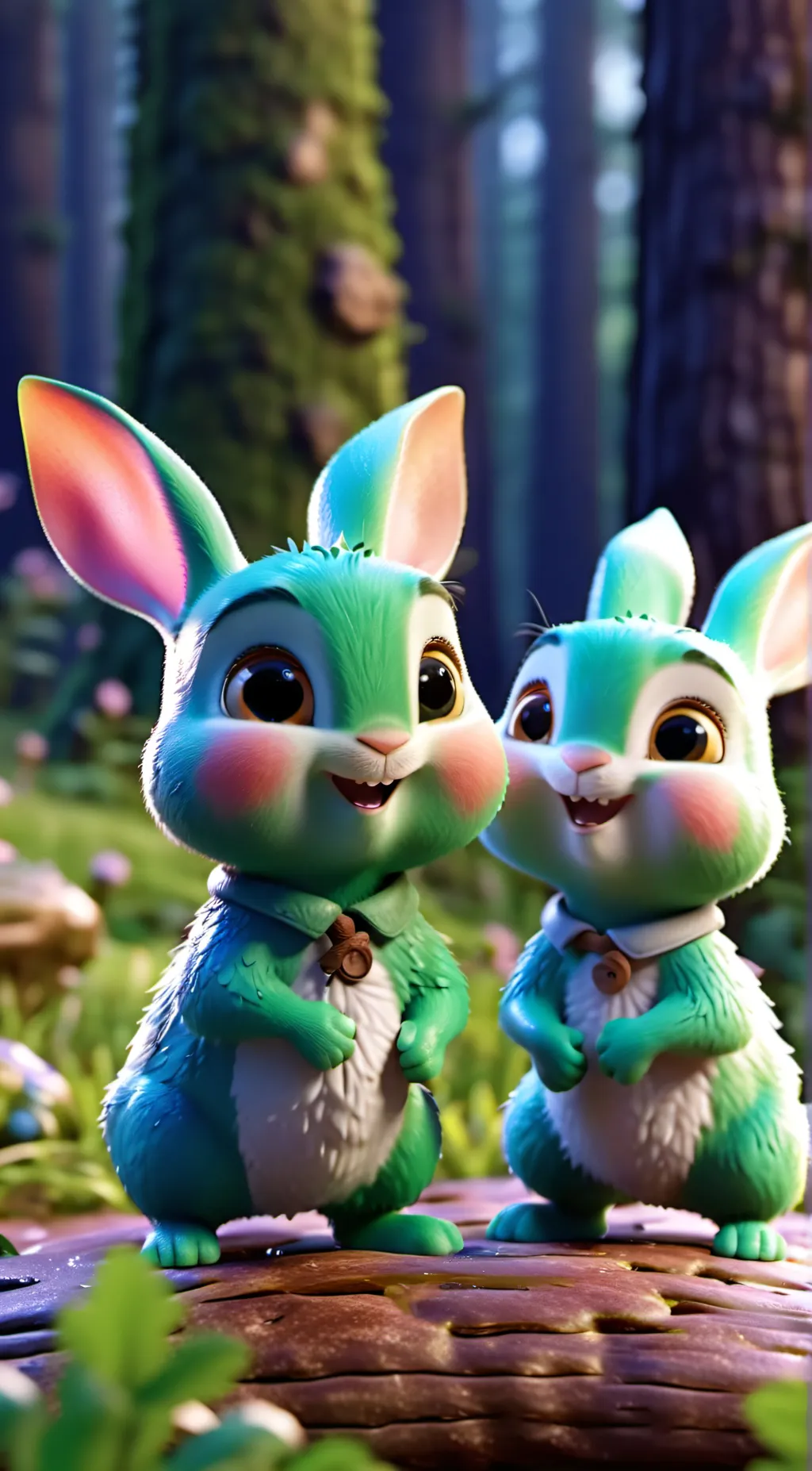 ai character: hoppy hopscotch  background