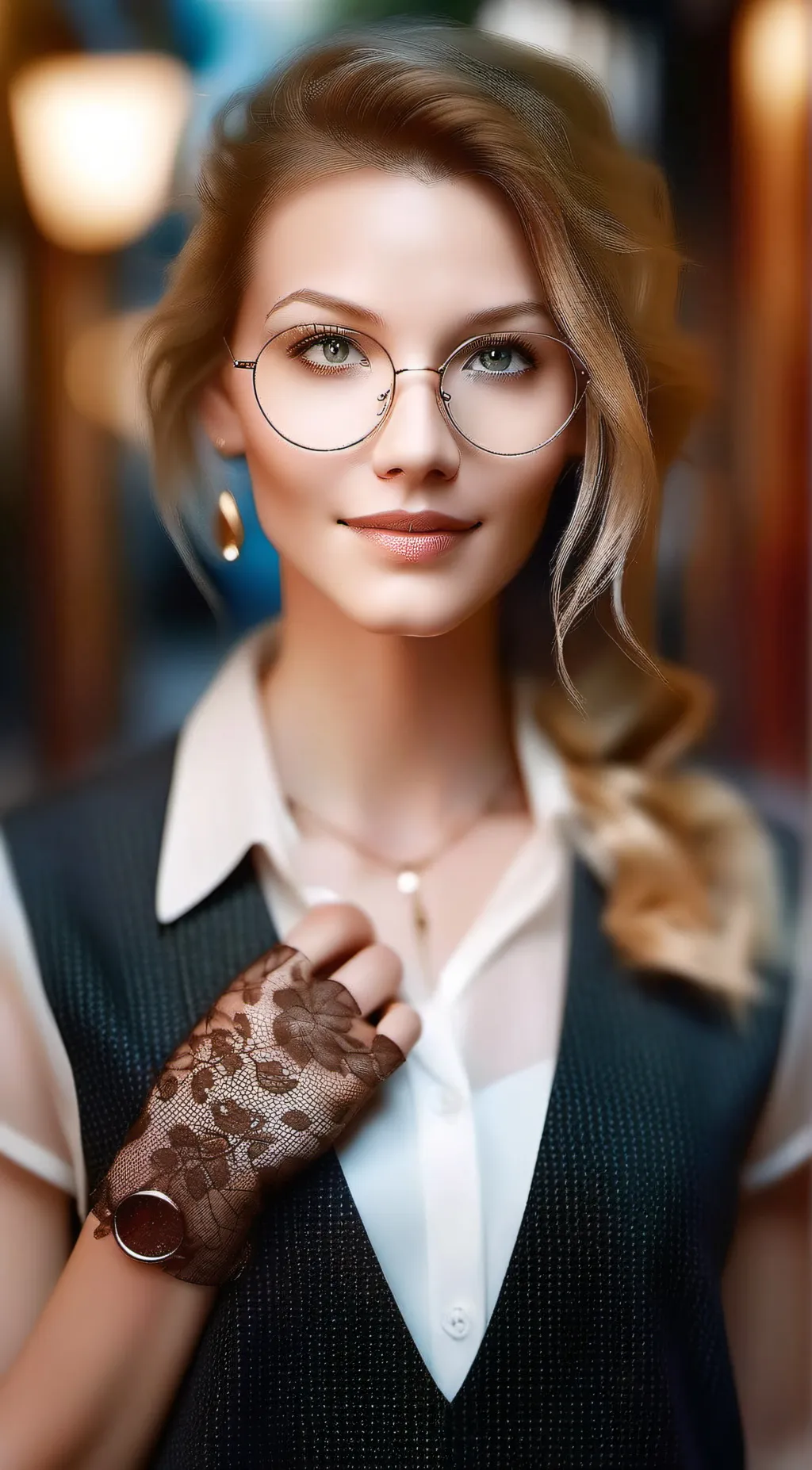 ai character: Mona background