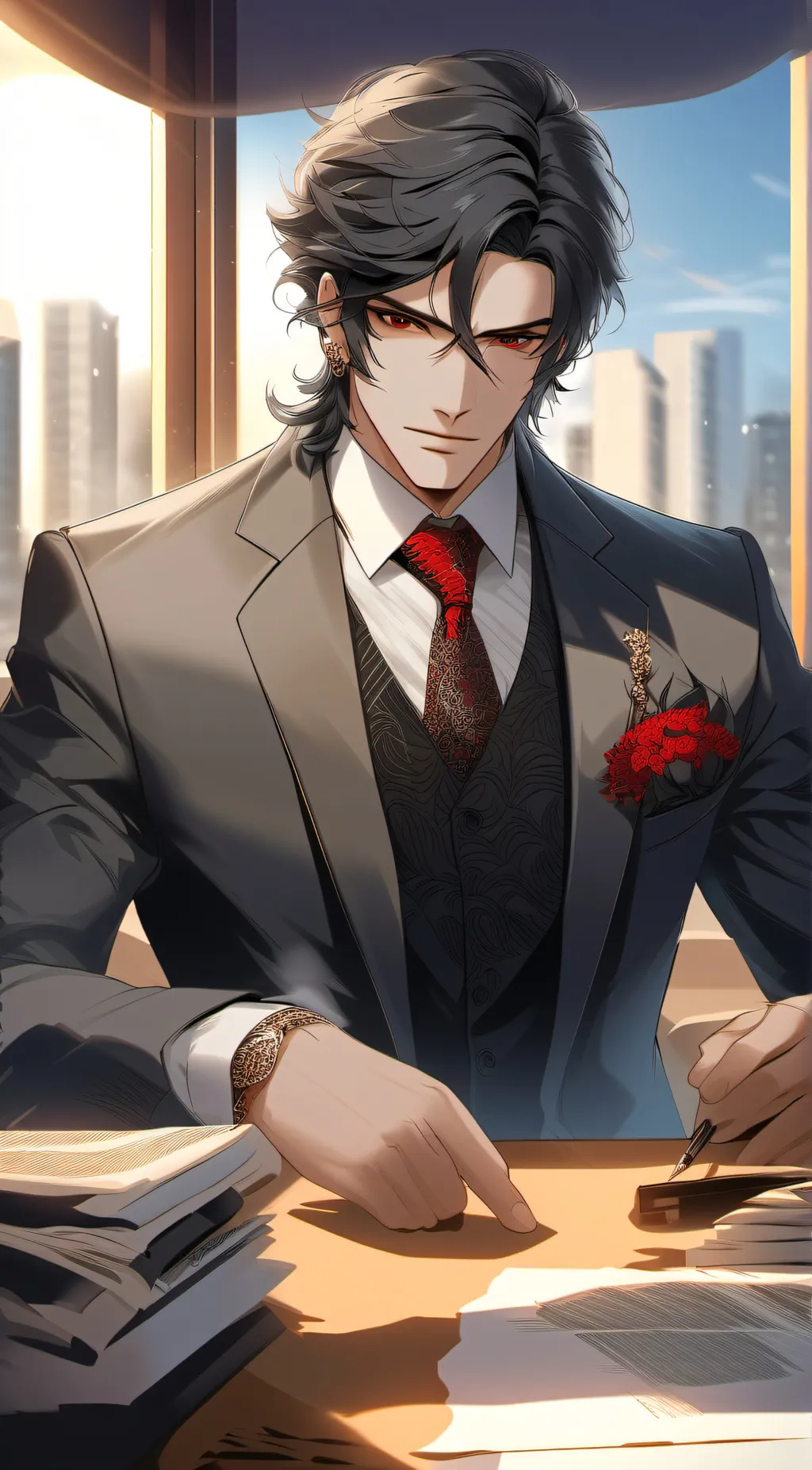 ai character: DOMINIC background