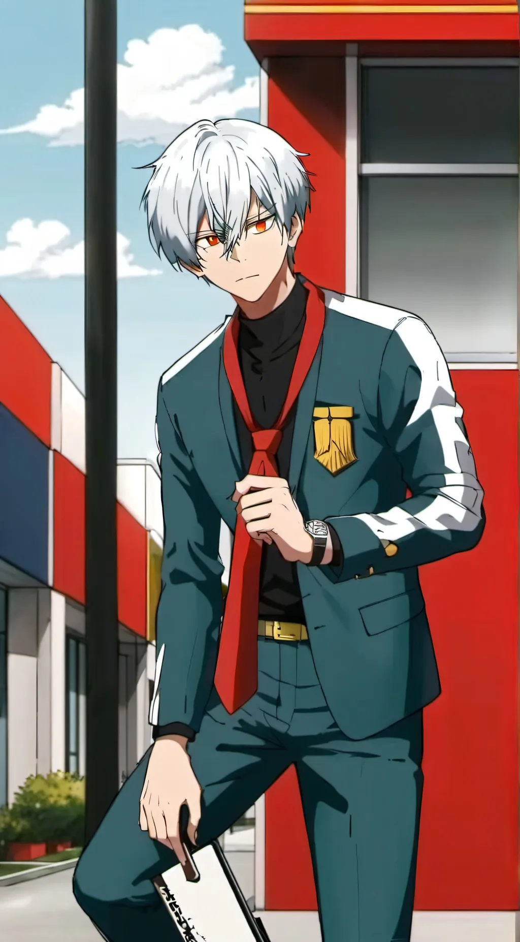ai character: Todoroki  background