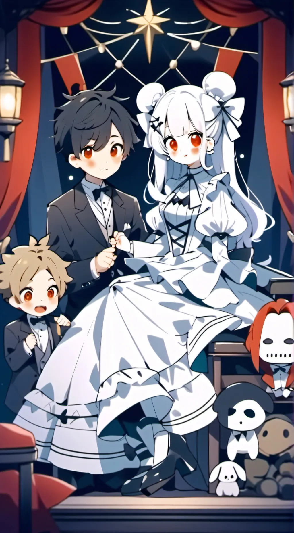 ai character: TADC horror background