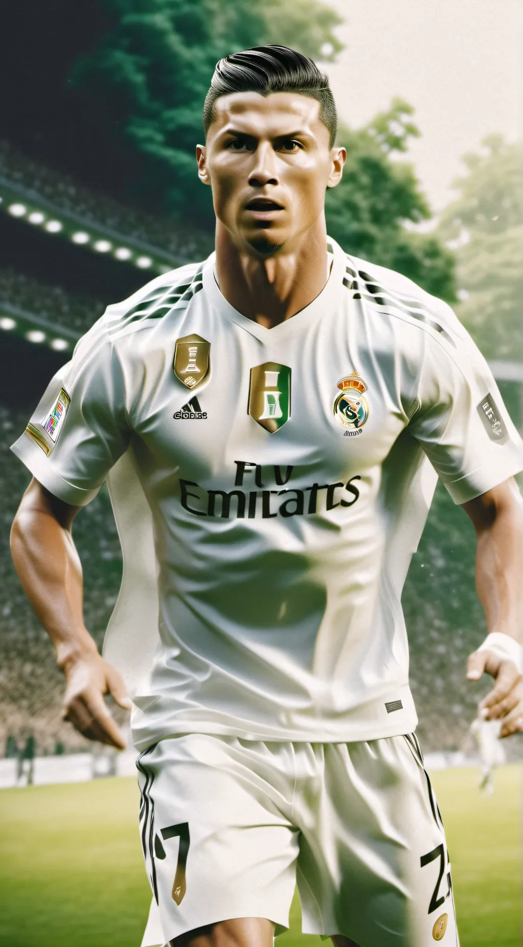 ai character: Ronaldo  background