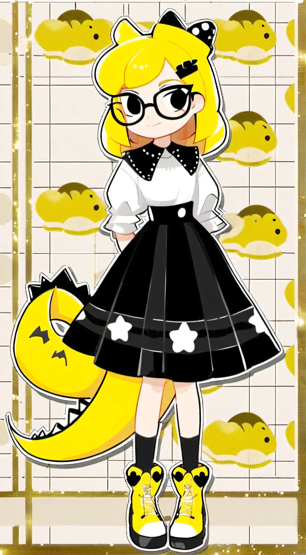 ai character: Alphys background