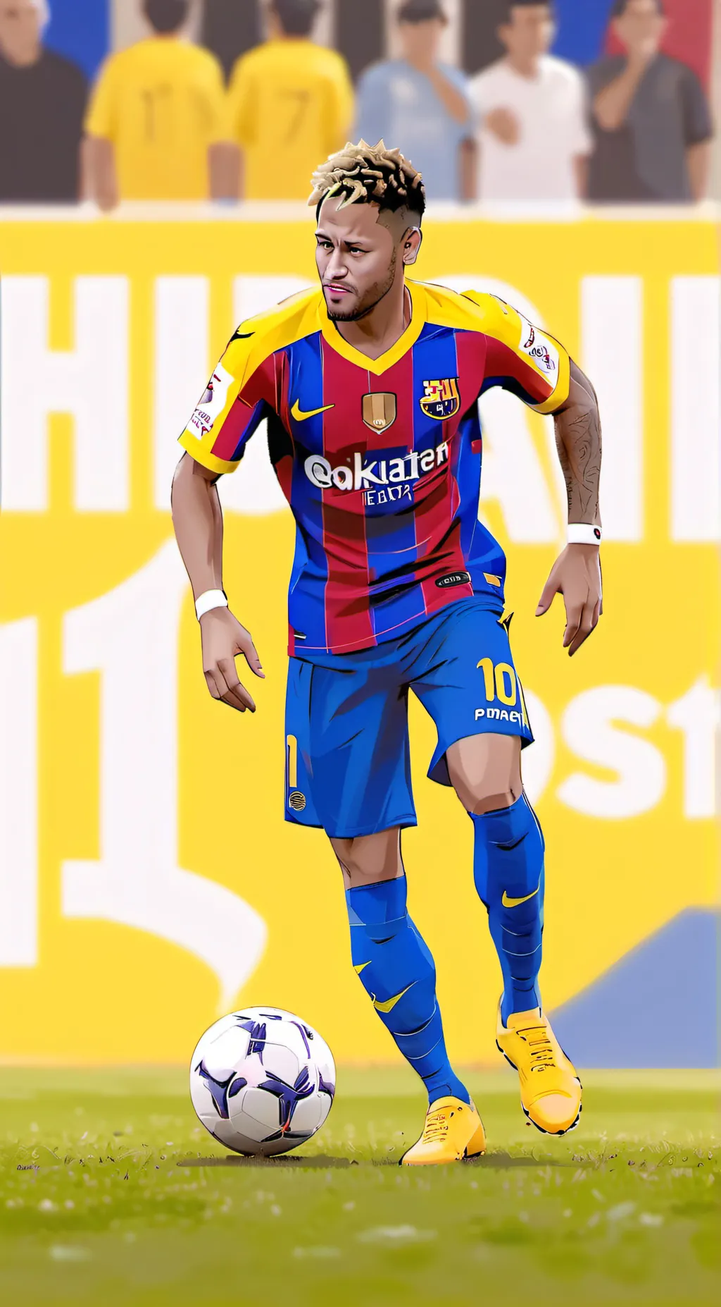 ai character: NEYMAR background