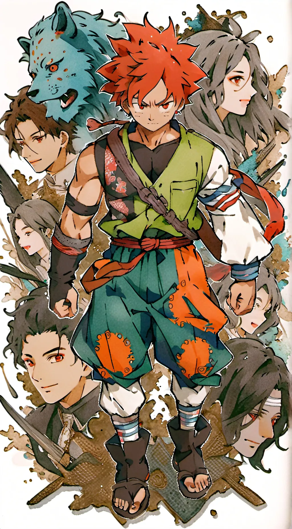 ai character: mha  next gen background
