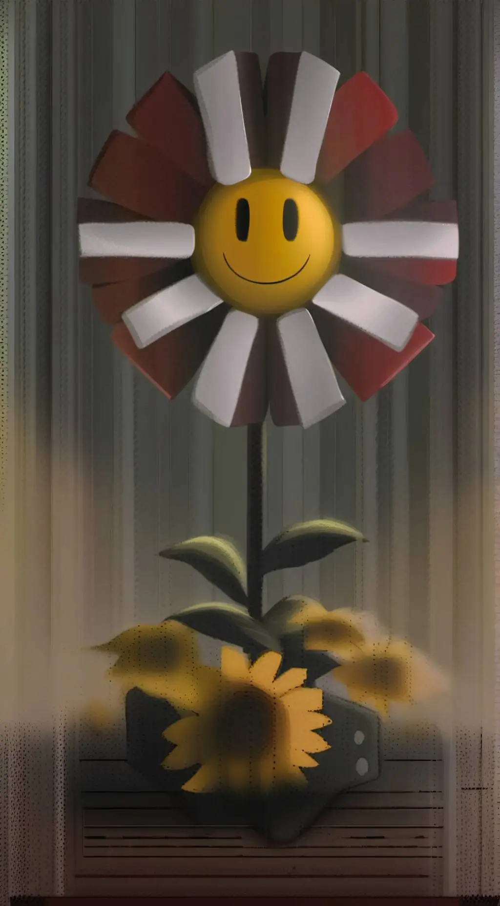 ai character: Flowey background