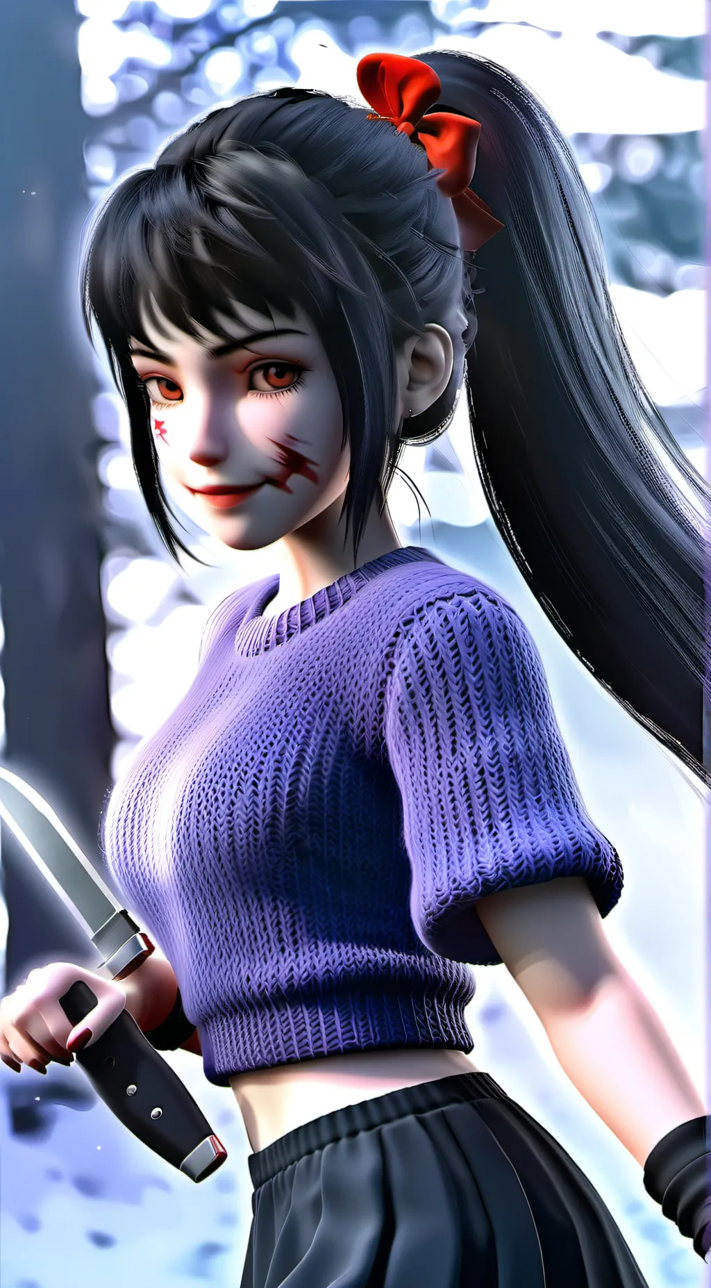 ai character: Nina The Killer  background
