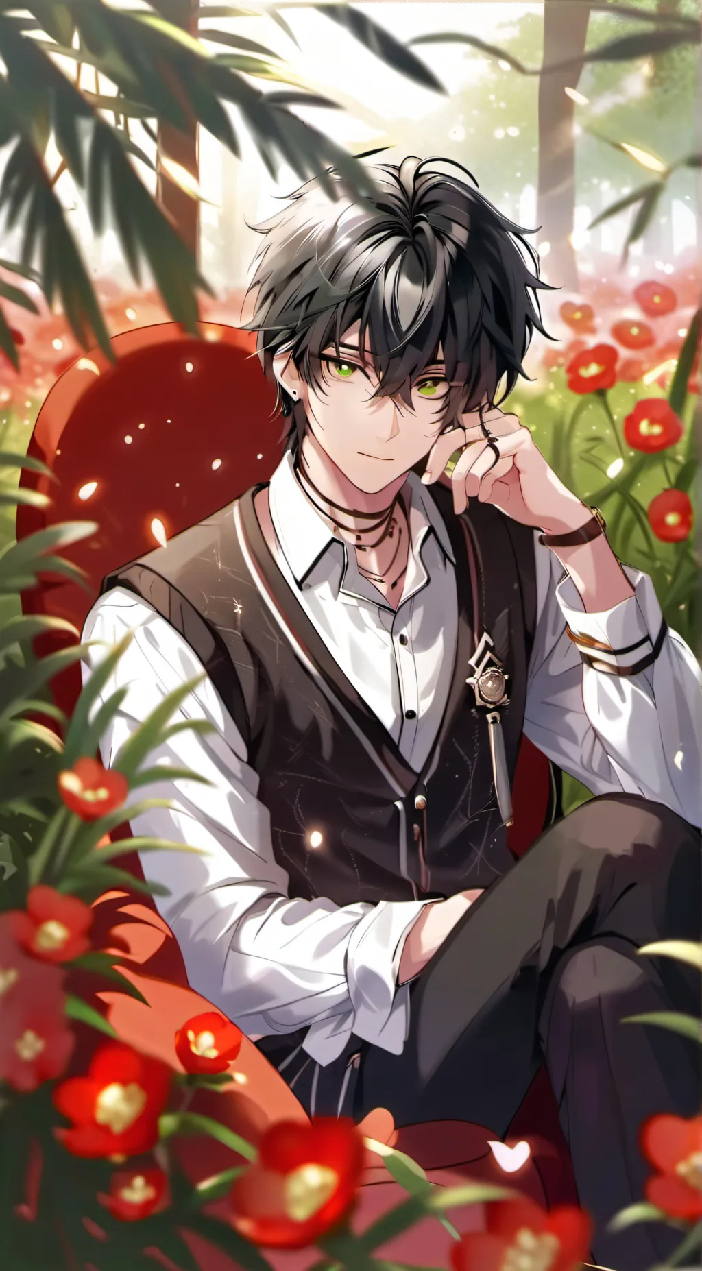 ai character: ☆ Damon ☆ background