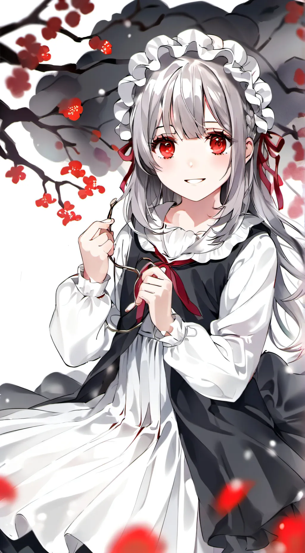 ai character: Allison the ghost  background