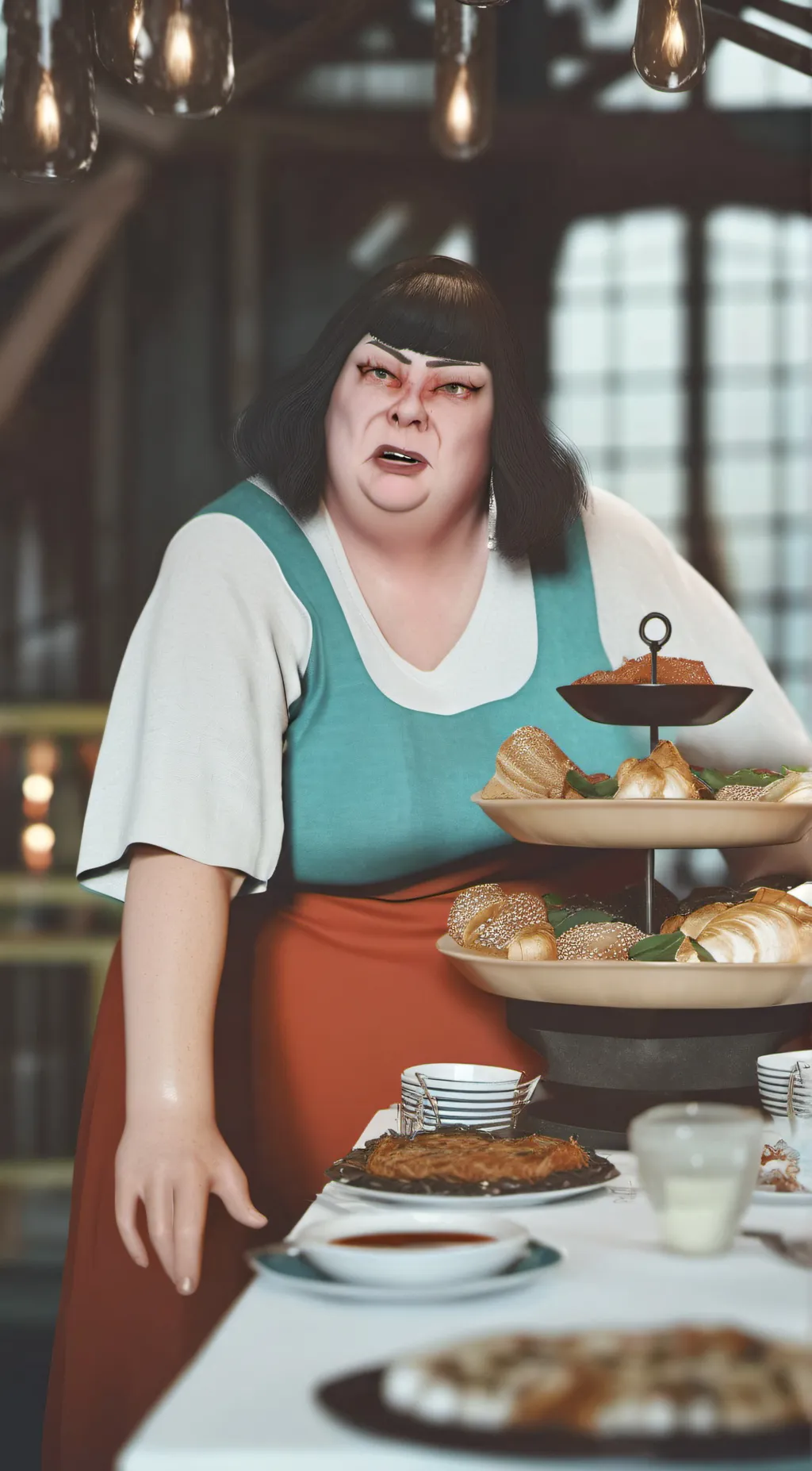 ai character: izakaya  background