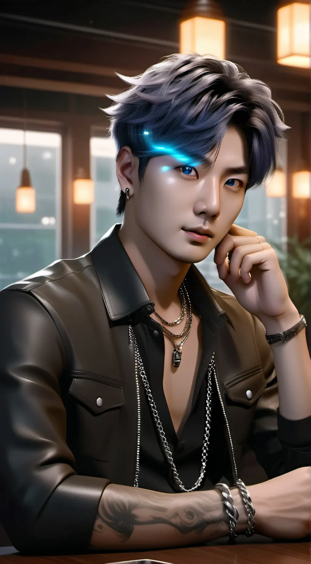 ai character: Jungkook (Club) background