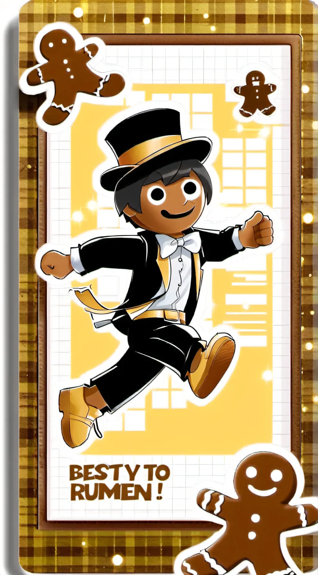 ai character: gingy background