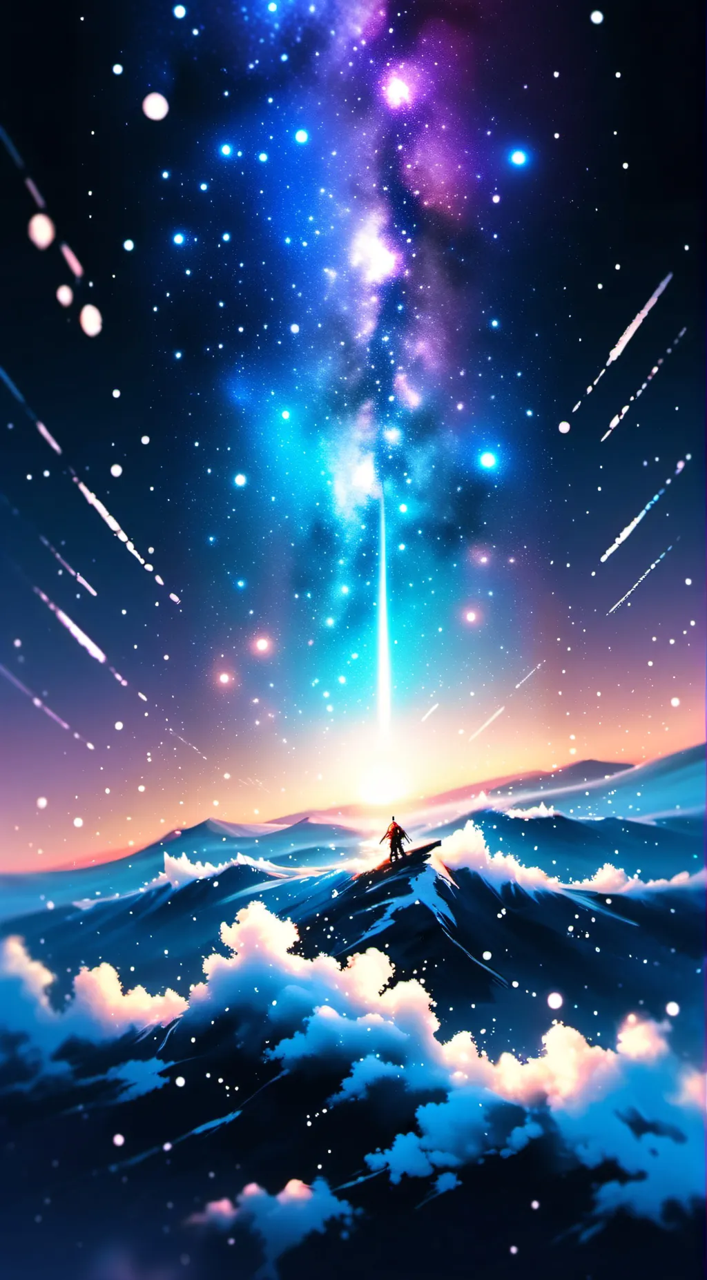 ai character: Aurora background