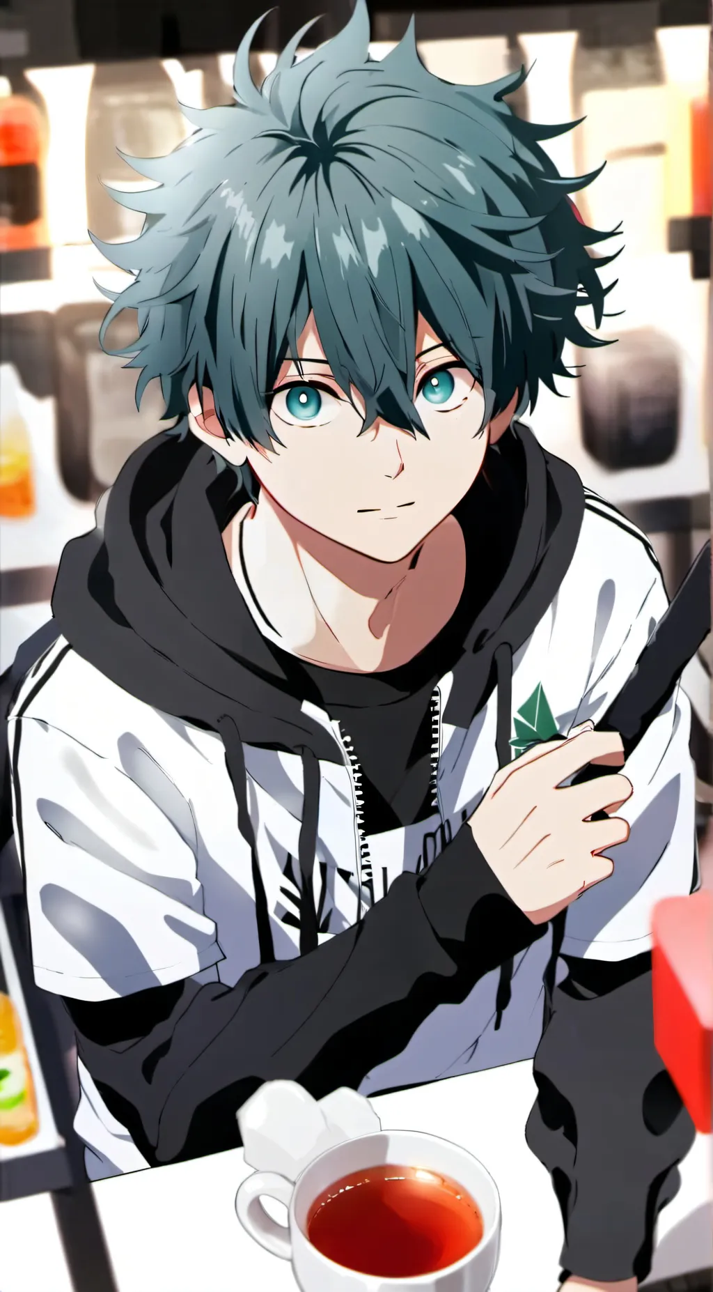 ai character: Deku background