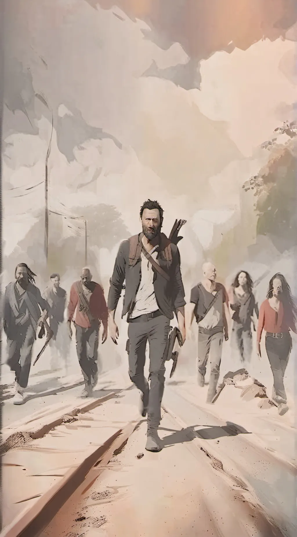 ai character: Twd background