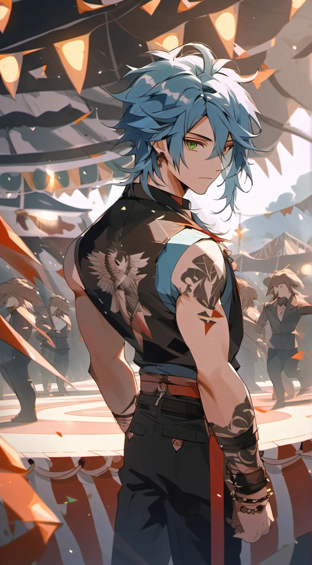 ai character: Apex background