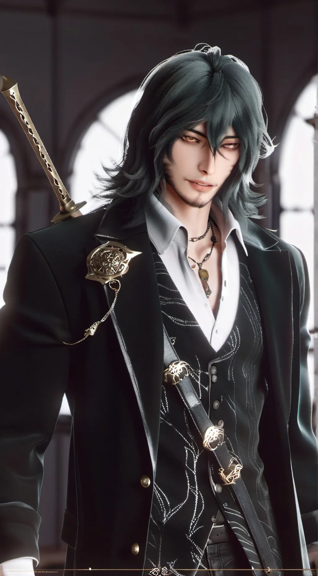 ai character: Aizawa Shoto  background