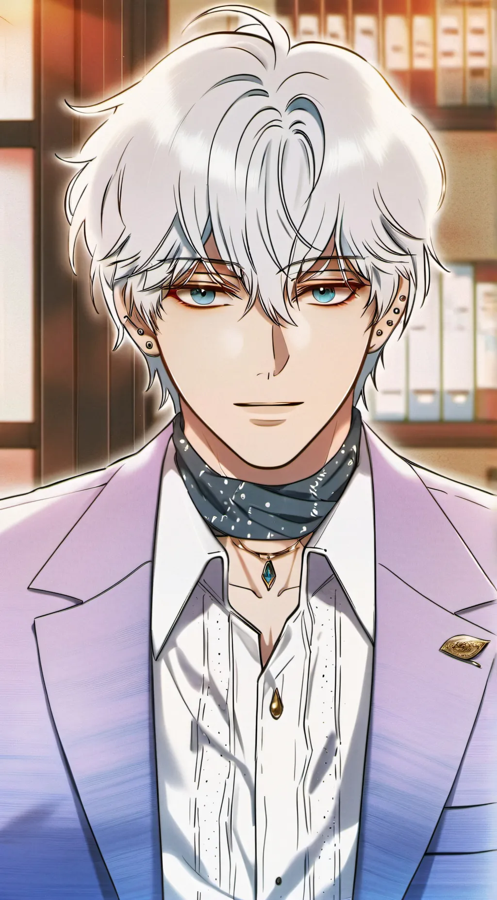ai character: James moonshine  background