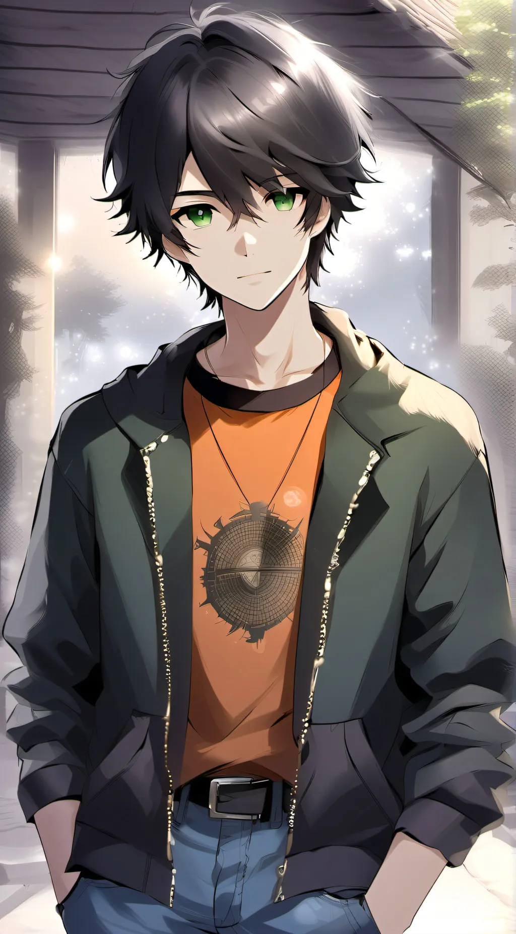 ai character: Percy Jackson  background