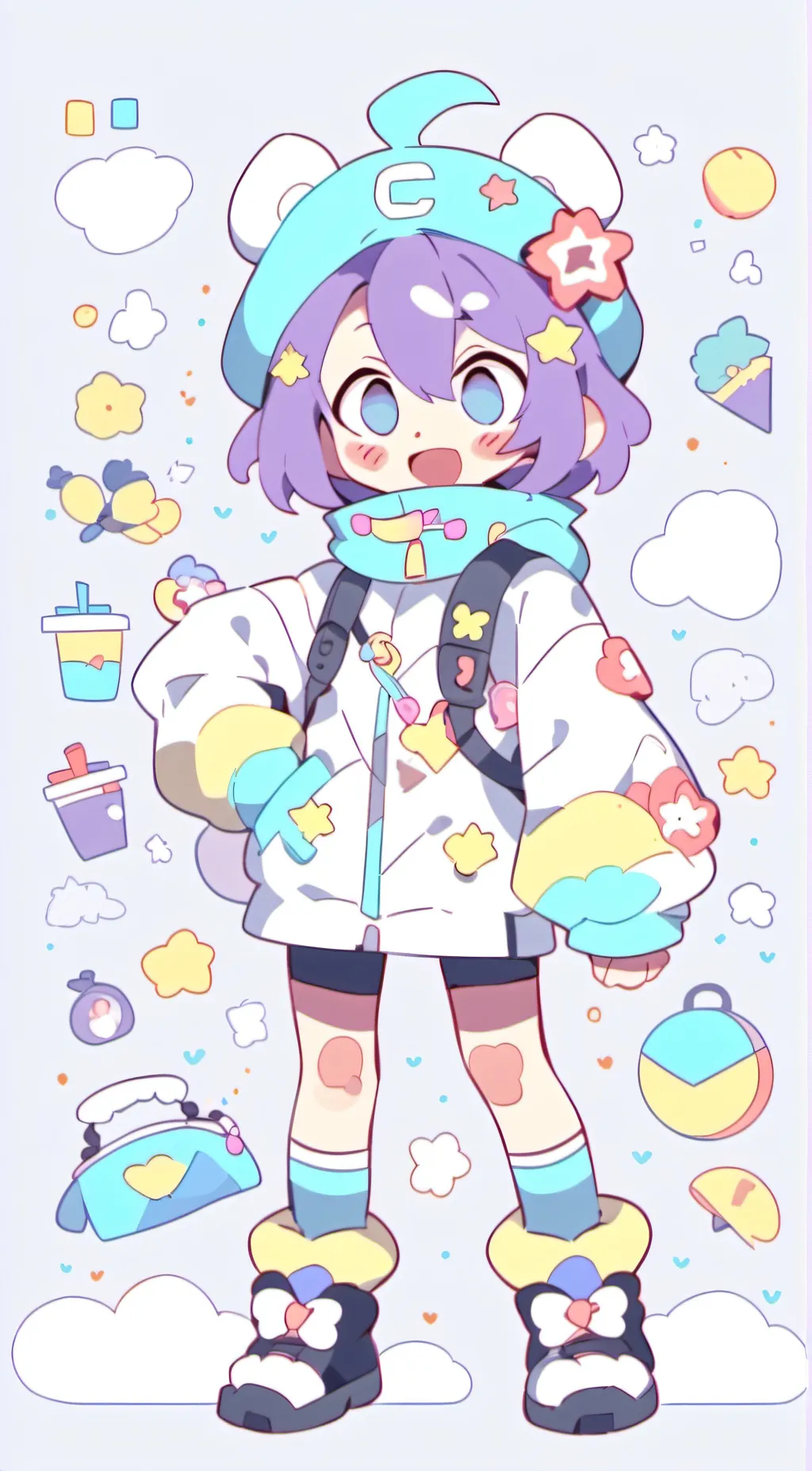 ai character: Catnap background