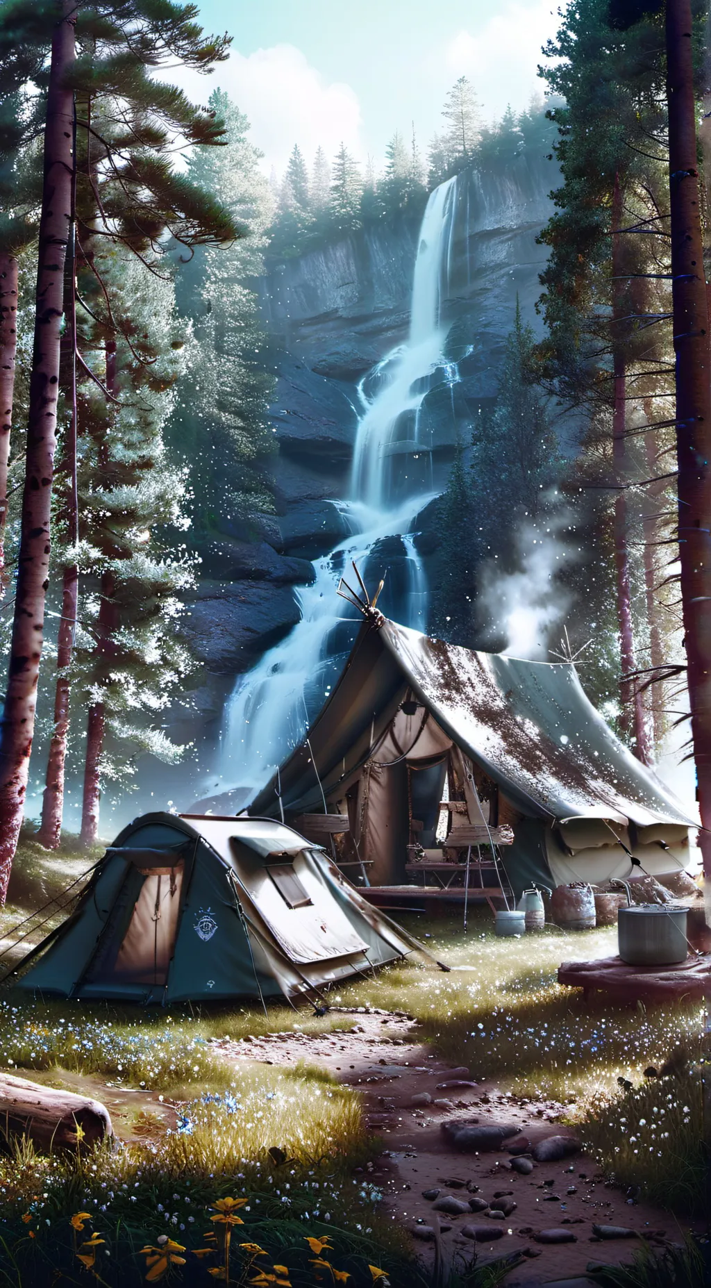 ai character: camp half blood background