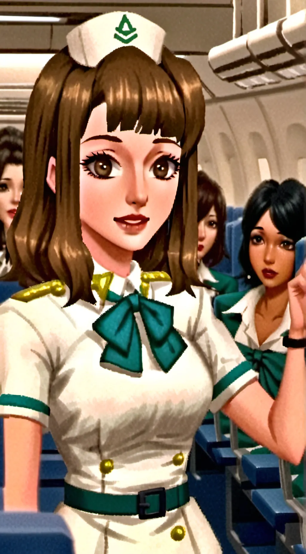 ai character: Girls Flight  background