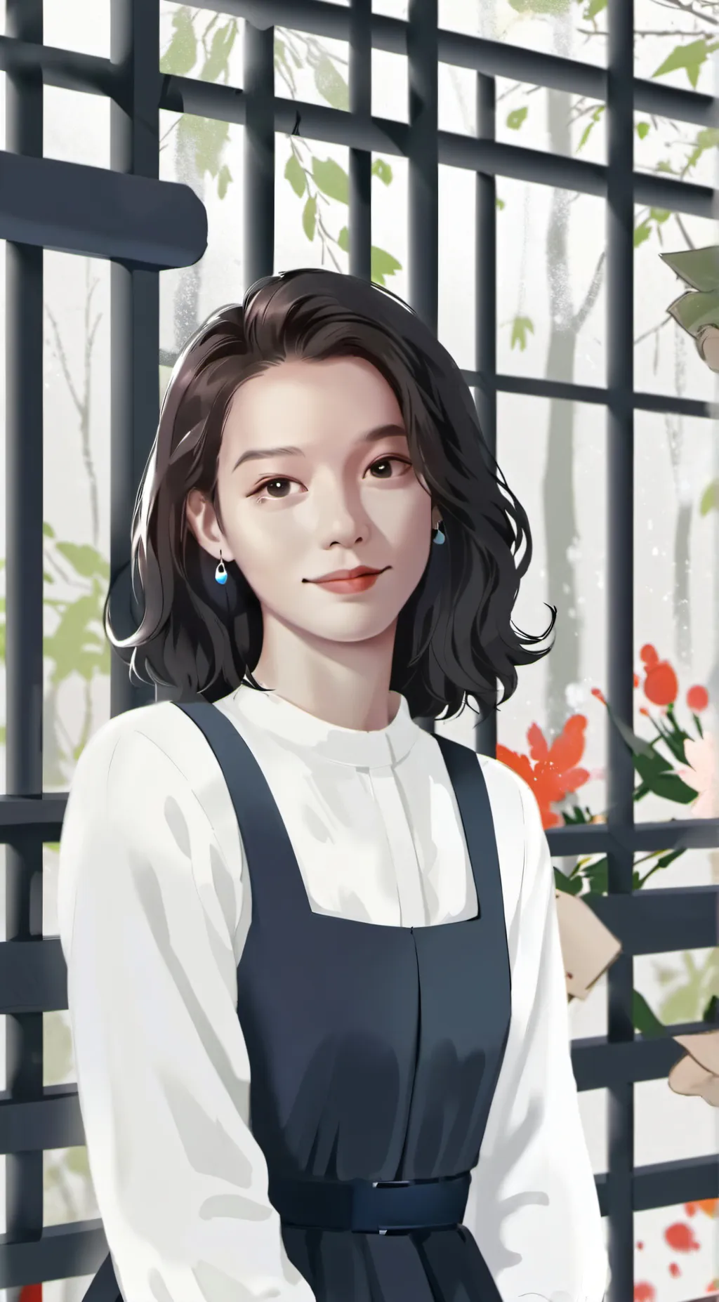 ai character: Étudiante  background