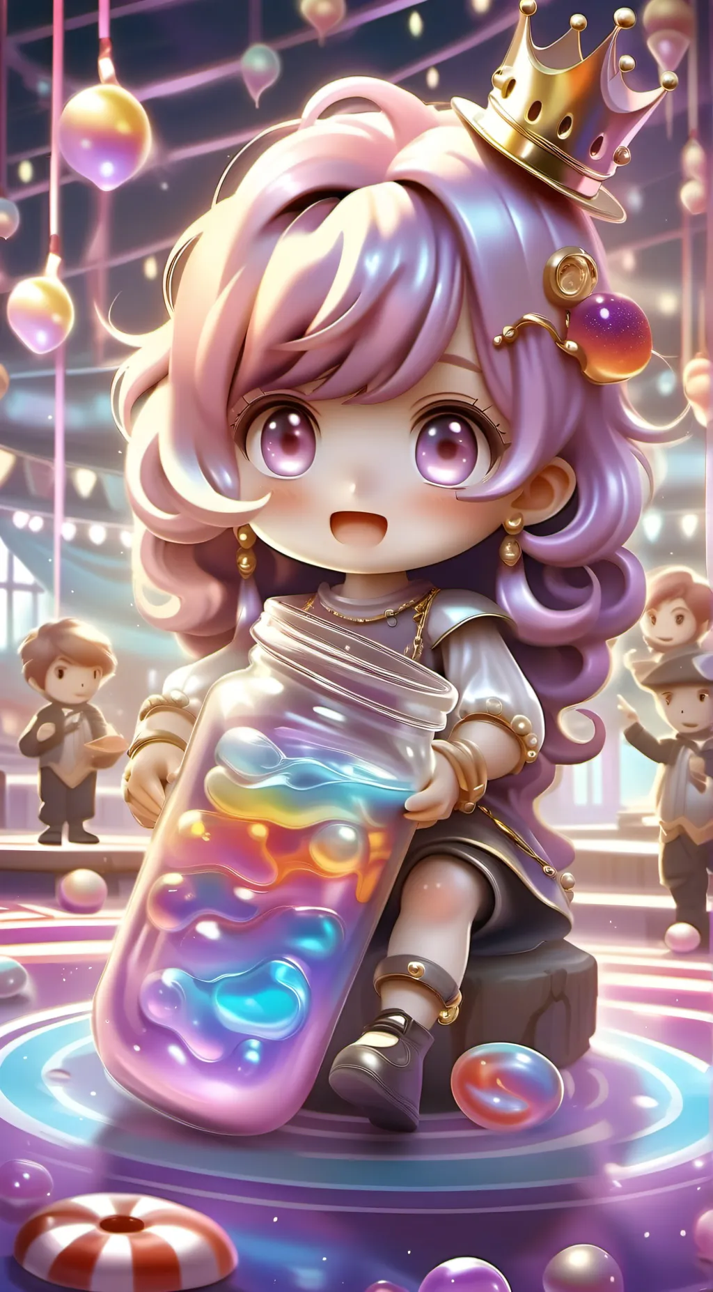 ai character: gummy goo sis background