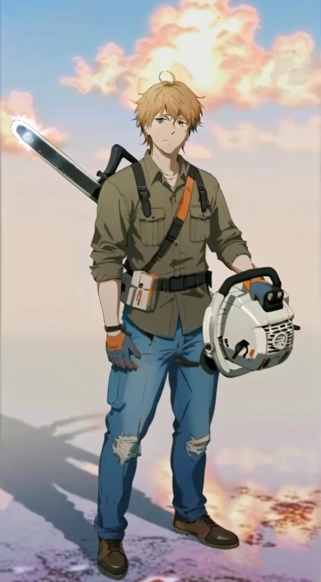 ai character: Denji background