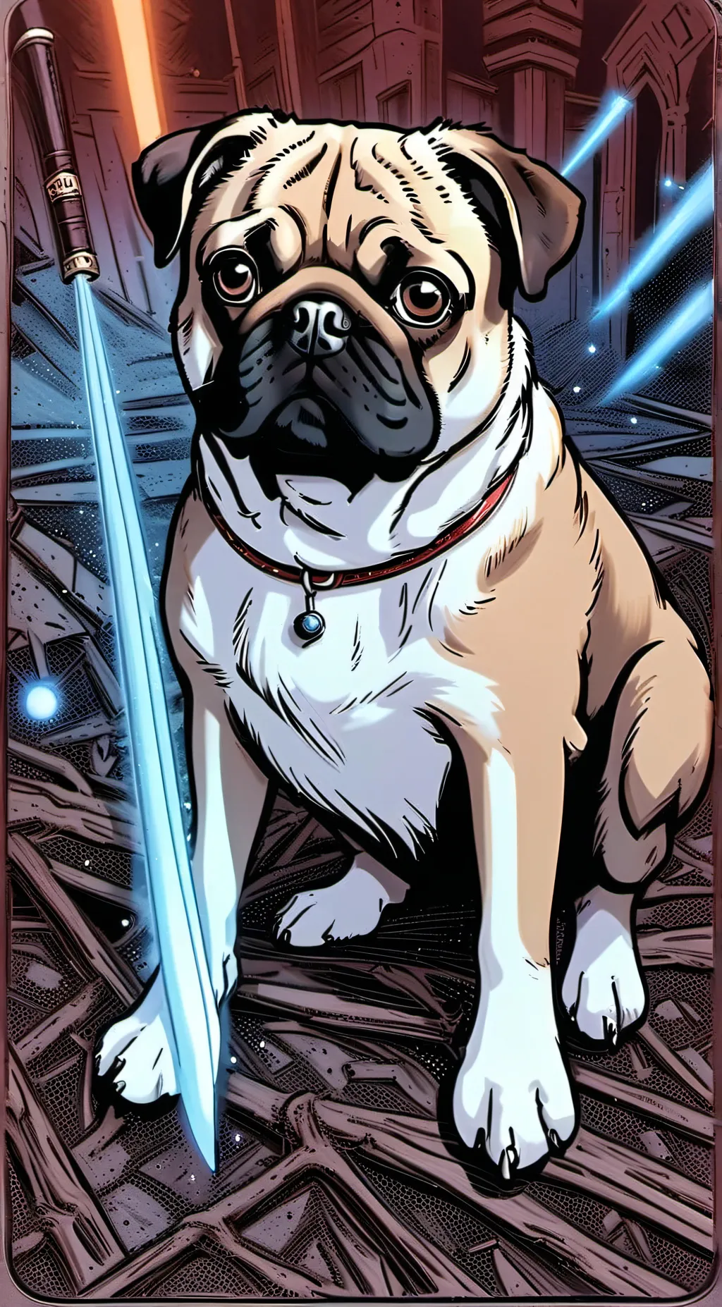ai character: Rocky background