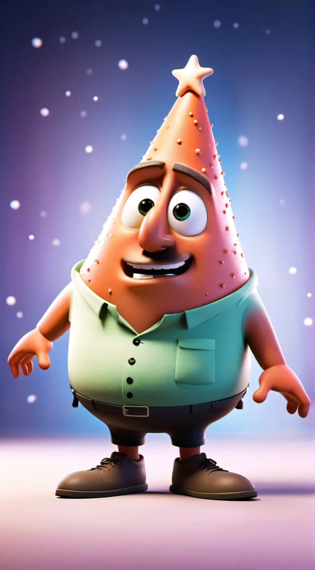 ai character: Patrick Star background