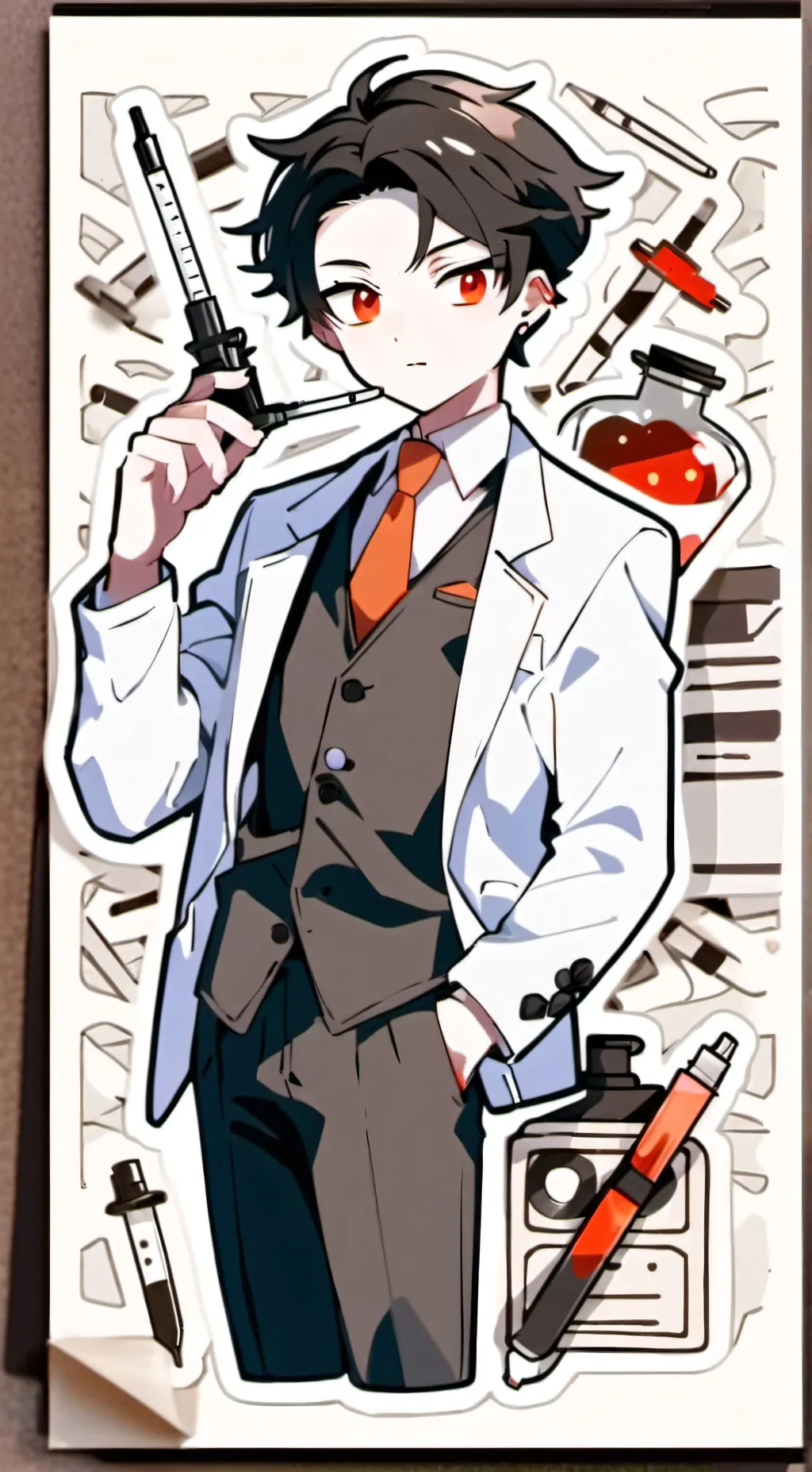 ai character: mr Michael  background