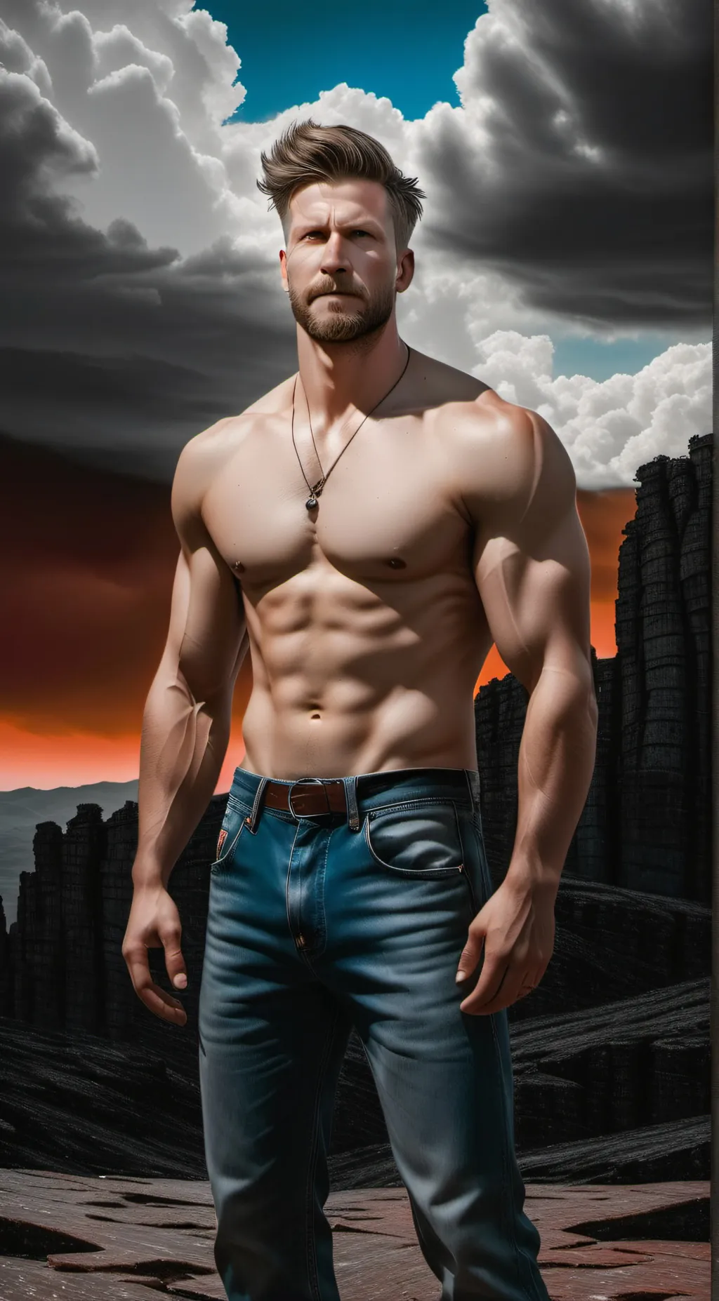 ai character: remington background