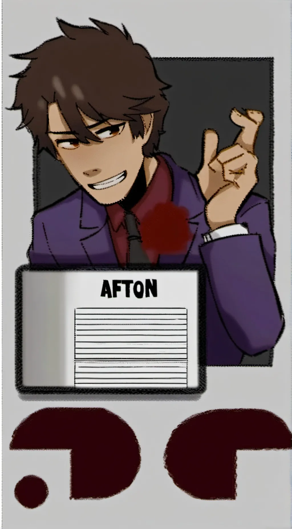 ai character: micheal afton background