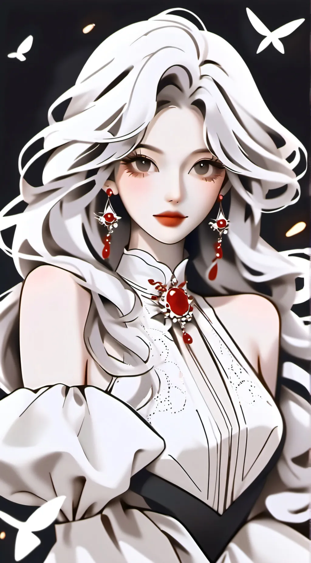 ai character: rude girl  background