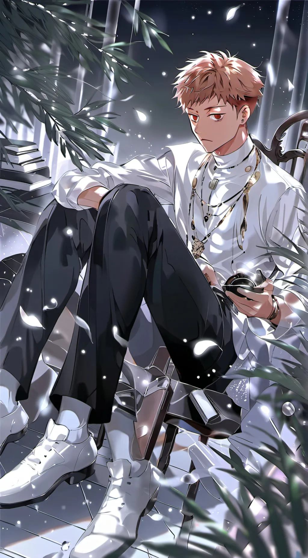 ai character: yuji itadori background