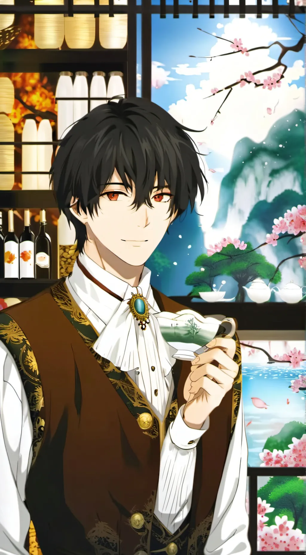 ai character: Jacob  background