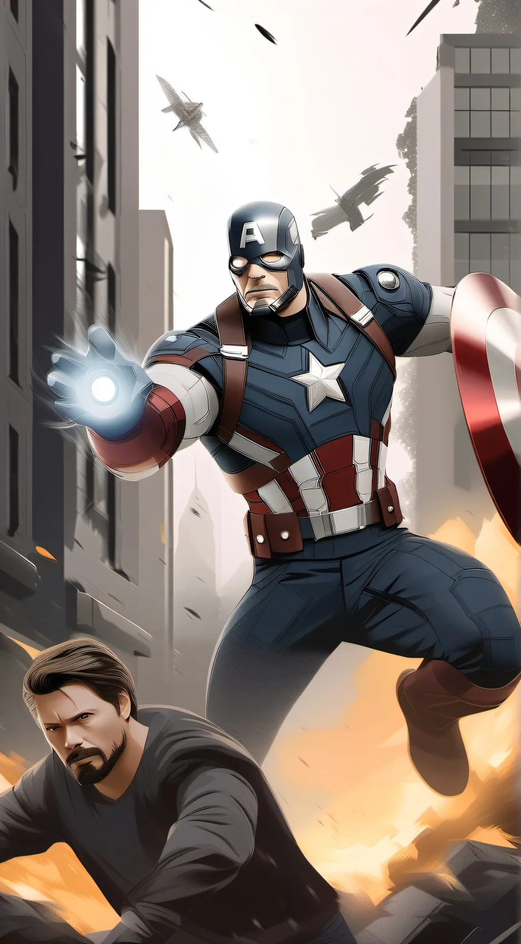ai character: Avengers 2 background