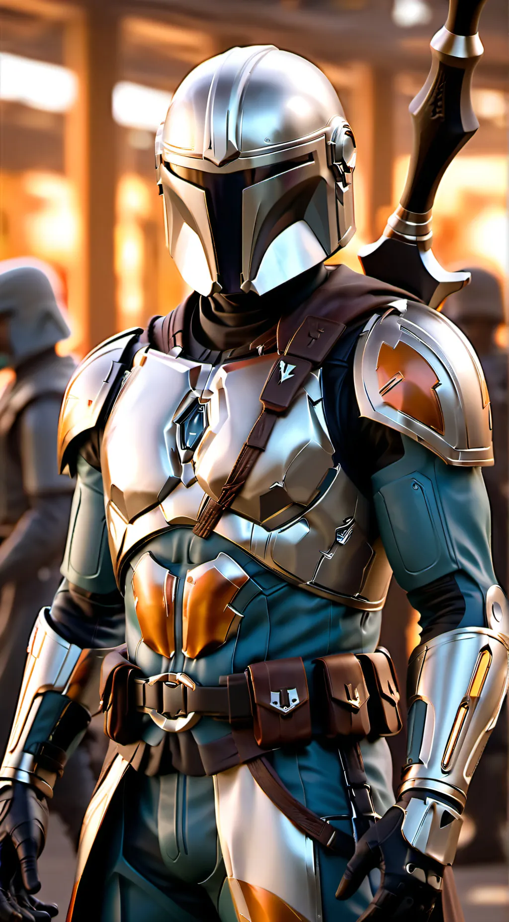 ai character: Din Djarin background