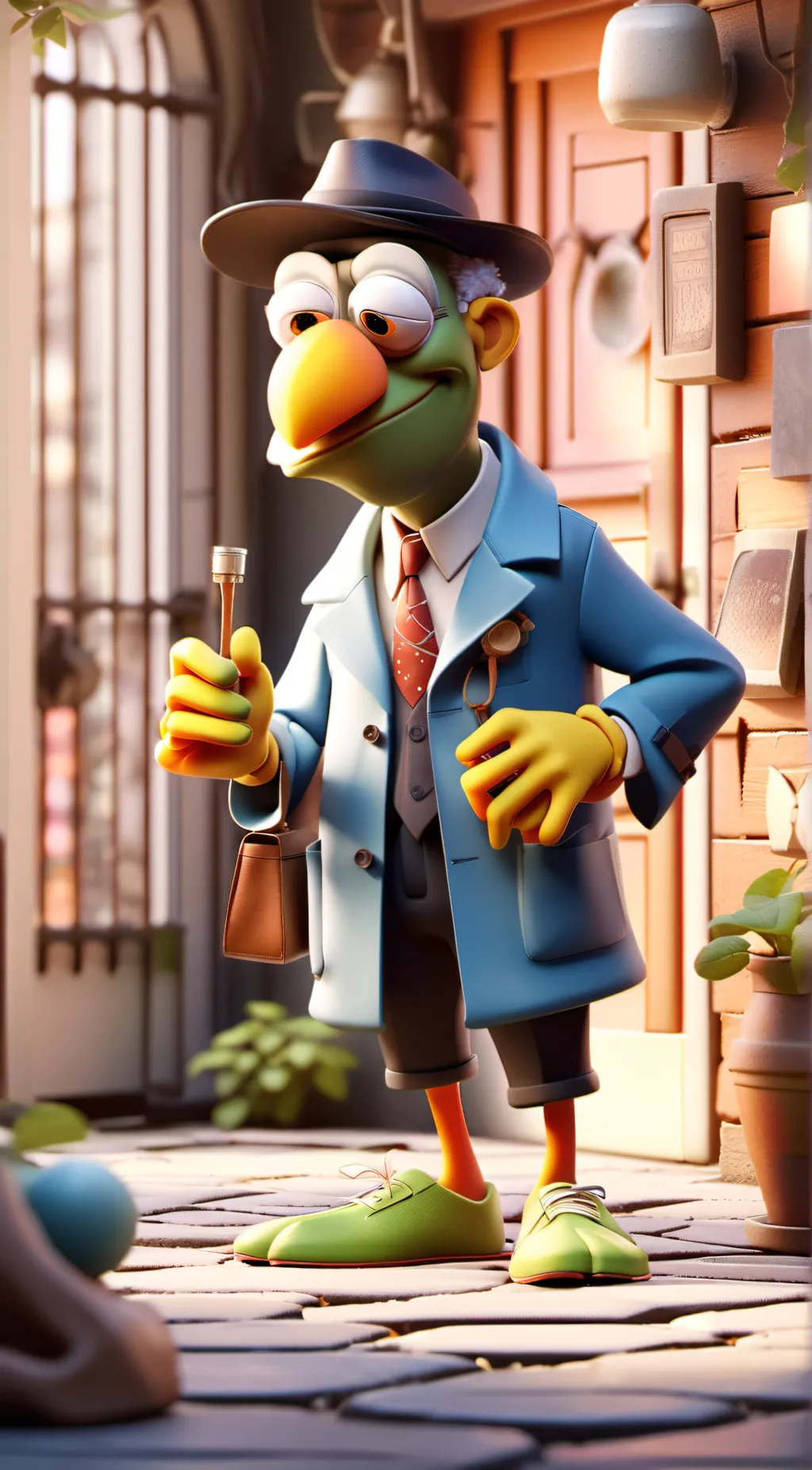 ai character: the man background