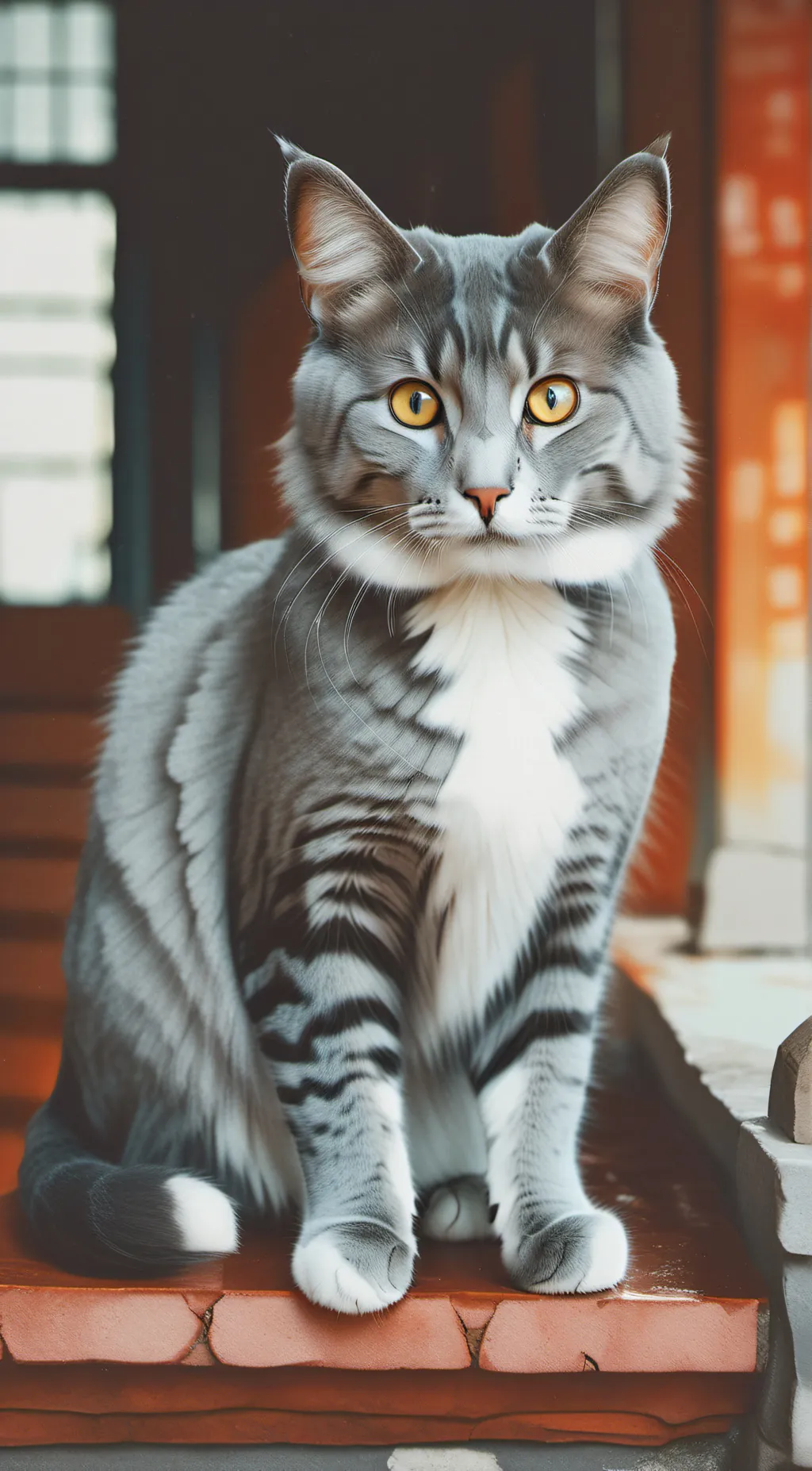 ai character: Meow meow  background