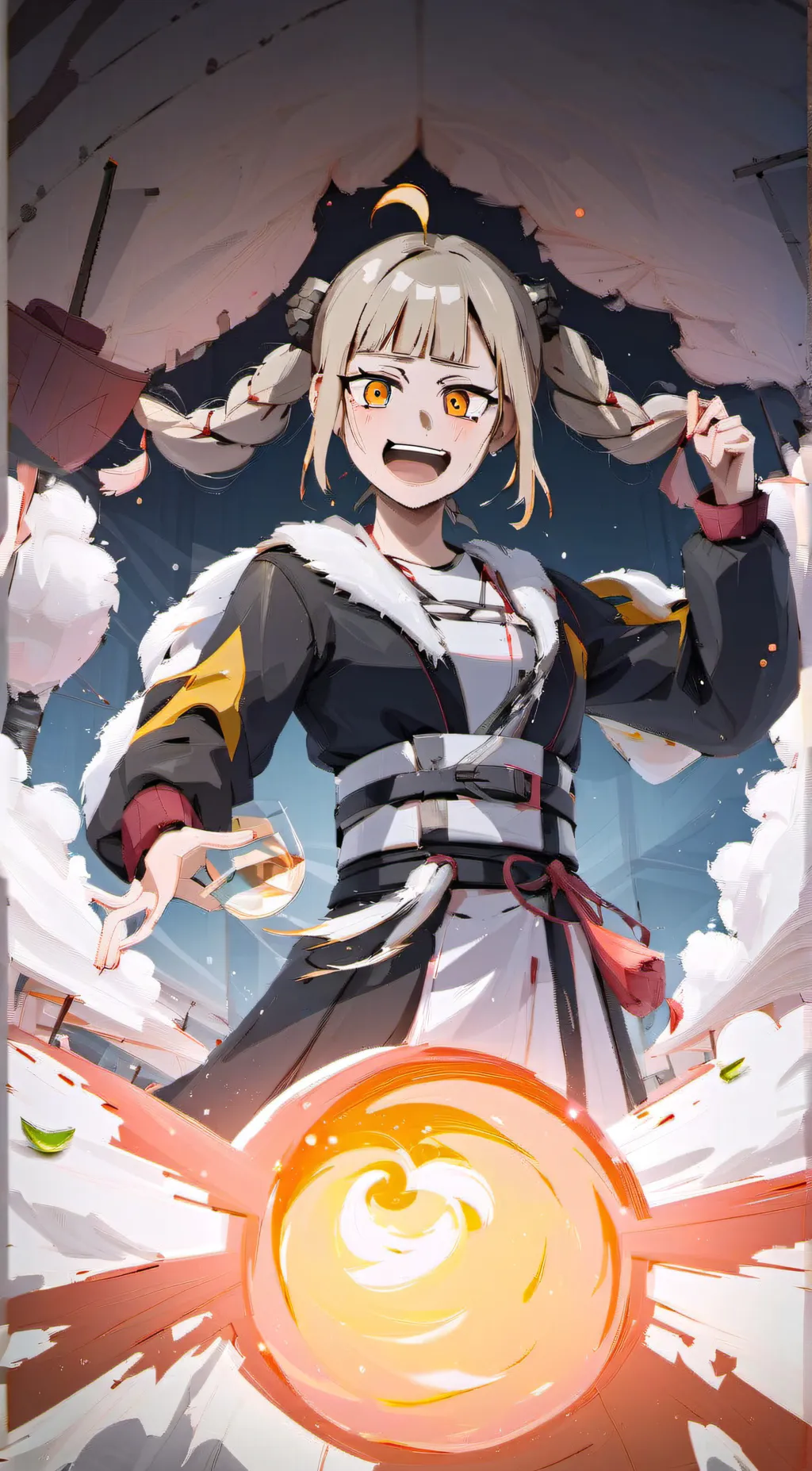 ai character: Lov toga background