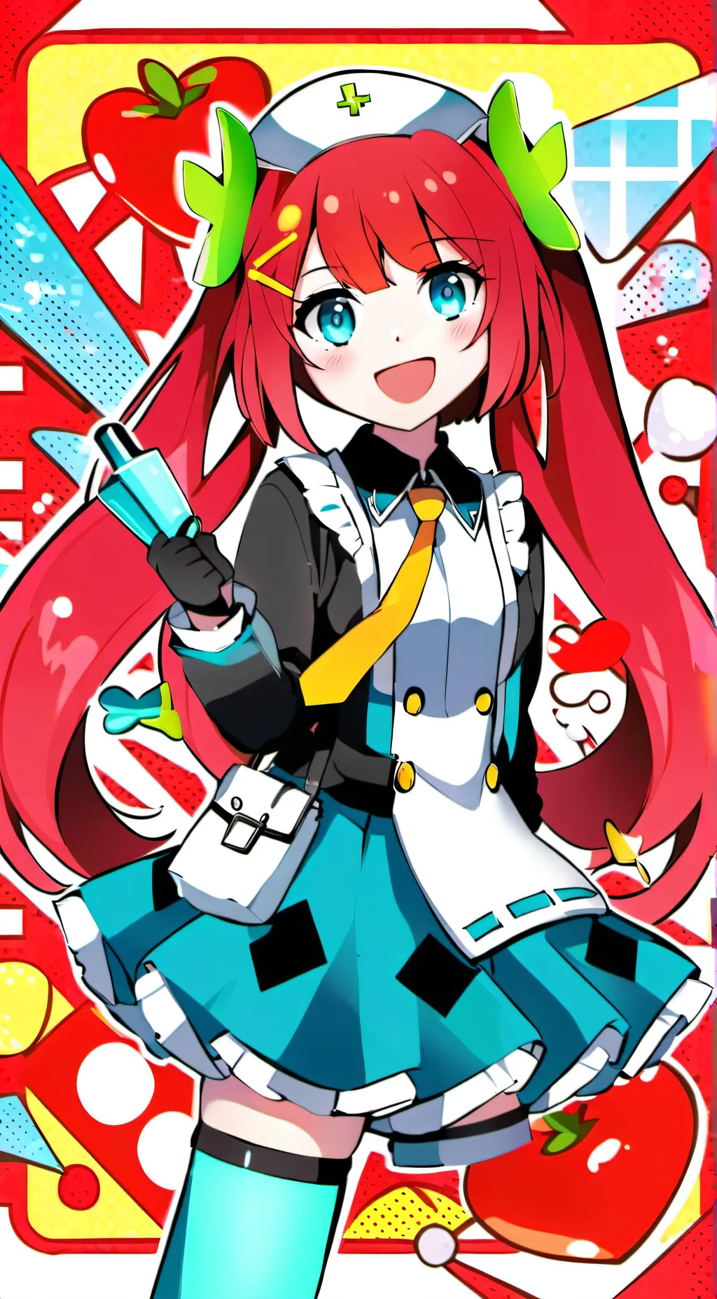 ai character: Teto! background