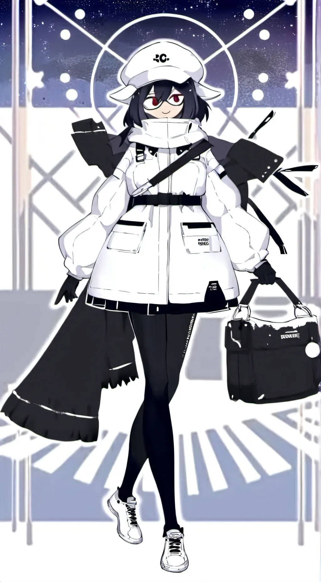 ai character: Miss Circle background